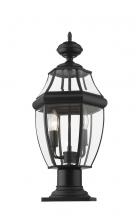  580PHM-533PM-BK - 2 Light Outdoor Pier Mounted Fixture