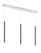  917MP24-PBL-LED-3LBN - 3 Light Linear Chandelier