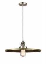  201CSW-AB-MFR-AB-16-LED - Appalachian - 1 Light - 16 inch - Antique Brass - Cord hung - Mini Pendant