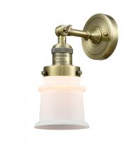  203-AB-G181S-LED - Canton - 1 Light - 5 inch - Antique Brass - Sconce