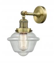  203-AB-G534-LED - Oxford - 1 Light - 8 inch - Antique Brass - Sconce