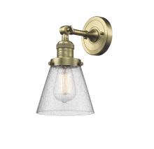  203-AB-G64-LED - Cone - 1 Light - 6 inch - Antique Brass - Sconce