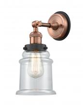  203BP-ACBK-G182 - Canton - 1 Light - 7 inch - Antique Copper - Sconce