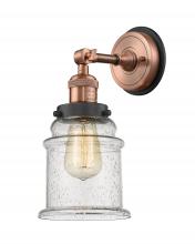  203BP-ACBK-G184 - Canton - 1 Light - 7 inch - Antique Copper - Sconce