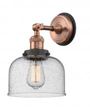  203BP-ACBK-G74 - Bell - 1 Light - 8 inch - Antique Copper - Sconce