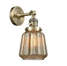  203SW-AB-G146-LED - Chatham - 1 Light - 7 inch - Antique Brass - Sconce