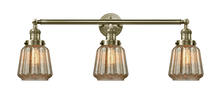  205-AB-G146-LED - Chatham - 3 Light - 30 inch - Antique Brass - Bath Vanity Light