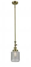  206-AB-G262-LED - Stanton - 1 Light - 6 inch - Antique Brass - Stem Hung - Mini Pendant