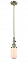  206-AB-G311-LED - Dover - 1 Light - 5 inch - Antique Brass - Stem Hung - Mini Pendant