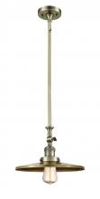  206-AB-MFR-AB-12-LED - Appalachian - 1 Light - 12 inch - Antique Brass - Stem Hung - Mini Pendant