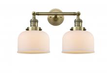  208-AB-G71-LED - Bell - 2 Light - 19 inch - Antique Brass - Bath Vanity Light