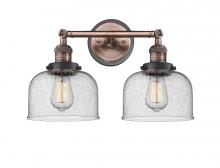  208BP-ACBK-G74 - Bell - 2 Light - 19 inch - Antique Copper - Bath Vanity Light