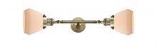  208L-AB-G171-LED - Fulton - 2 Light - 7 inch - Antique Brass - Bath Vanity Light