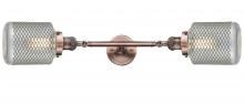  208L-AC-G262-LED - Stanton - 2 Light - 6 inch - Antique Copper - Bath Vanity Light