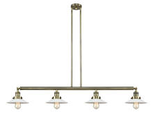  214-AB-G1-LED - Halophane - 4 Light - 53 inch - Antique Brass - Stem Hung - Island Light