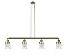  214-AB-G54-LED - Bell - 4 Light - 50 inch - Antique Brass - Stem Hung - Island Light