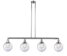  214-PC-G204-8-LED - Beacon - 4 Light - 53 inch - Polished Chrome - Stem Hung - Island Light