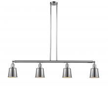  214-PC-M9-PC-LED - Addison - 4 Light - 50 inch - Polished Chrome - Stem Hung - Island Light