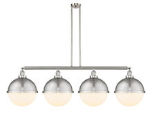  214-SN-HFS-121-SN-LED - Hampden - 4 Light - 58 inch - Brushed Satin Nickel - Stem Hung - Island Light