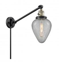  237-BAB-G165-LED - Geneseo - 1 Light - 8 inch - Black Antique Brass - Swing Arm