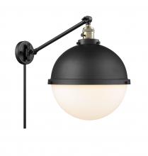  237-BAB-HFS-121-BK-LED - Hampden - 1 Light - 13 inch - Black Antique Brass - Swing Arm