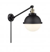  237-BAB-HFS-81-BK-LED - Hampden - 1 Light - 9 inch - Black Antique Brass - Swing Arm