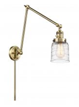  238-AB-G513-LED - Bell - 1 Light - 8 inch - Antique Brass - Swing Arm