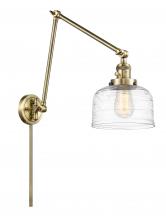  238-AB-G713-LED - Bell - 1 Light - 8 inch - Antique Brass - Swing Arm