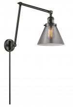  238-OB-G43-LED - Cone - 1 Light - 8 inch - Oil Rubbed Bronze - Swing Arm