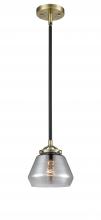  284-1S-BAB-G173-LED - Fulton - 1 Light - 7 inch - Black Antique Brass - Cord hung - Mini Pendant