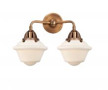  288-2W-AC-G531-LED - Oxford - 2 Light - 16 inch - Antique Copper - Bath Vanity Light