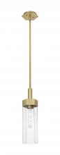  427-1S-BB-G427-14CL - Claverack - 1 Light - 6 inch - Brushed Brass - Pendant