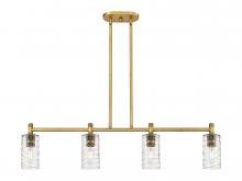  434-4I-BB-G434-7DE - Crown Point - 4 Light - 44 inch - Brushed Brass - Island Light