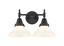  447-2W-BK-G4471 - Caden - 2 Light - 17 inch - Matte Black - Bath Vanity Light