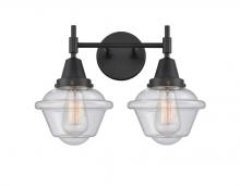  447-2W-BK-G534-LED - Oxford - 2 Light - 17 inch - Matte Black - Bath Vanity Light