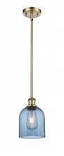  516-1S-AB-G558-6BL - Bella - 1 Light - 6 inch - Antique Brass - Mini Pendant