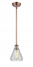  516-1S-AC-G275-LED - Conesus - 1 Light - 6 inch - Antique Copper - Mini Pendant