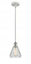  516-1S-WPC-G275-LED - Conesus - 1 Light - 6 inch - White Polished Chrome - Mini Pendant