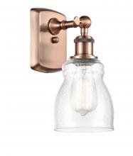  516-1W-AC-G394-LED - Ellery - 1 Light - 5 inch - Antique Copper - Sconce