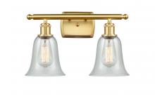  516-2W-SG-G2812-LED - Hanover - 2 Light - 16 inch - Satin Gold - Bath Vanity Light