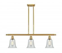  516-3I-SG-G2812-LED - Hanover - 3 Light - 36 inch - Satin Gold - Cord hung - Island Light