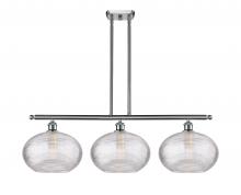  516-3I-SN-G555-12CL - Ithaca - 3 Light - 39 inch - Brushed Satin Nickel - Cord hung - Island Light