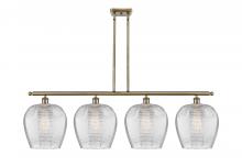  516-4I-AB-G462-12-LED - Norfolk - 4 Light - 50 inch - Antique Brass - Cord hung - Island Light