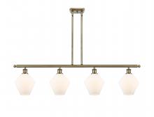  516-4I-AB-G651-8-LED - Cindyrella - 4 Light - 48 inch - Antique Brass - Cord hung - Island Light