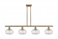  516-4I-BB-G555-8CL - Ithaca - 4 Light - 48 inch - Brushed Brass - Cord hung - Island Light