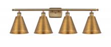  516-4W-BB-MBC-8-BB-LED - Berkshire - 4 Light - 38 inch - Brushed Brass - Bath Vanity Light