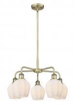  516-5CR-AB-G461-6 - Norfolk - 5 Light - 24 inch - Antique Brass - Chandelier