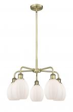  516-5CR-AB-G81 - Eaton - 5 Light - 24 inch - Antique Brass - Chandelier