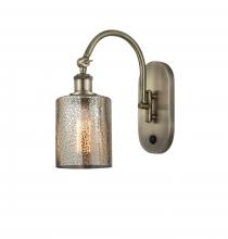  518-1W-AB-G116 - Cobbleskill - 1 Light - 5 inch - Antique Brass - Sconce