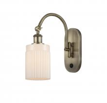  518-1W-AB-G341-LED - Hadley - 1 Light - 5 inch - Antique Brass - Sconce